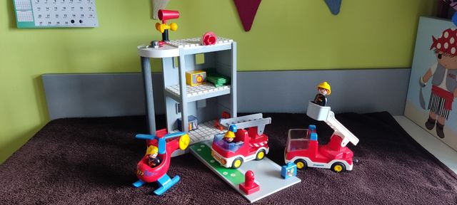 Lote Bomberos Playmobil 123