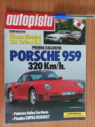 Nissan Bluebird Turbo 1.8 SGX y 2.0, Porsche 959