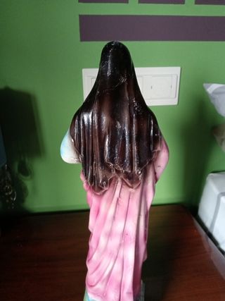 virgen sagrado corazón en escayola