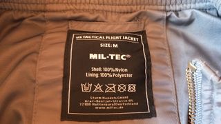 cazadora piloto MIL TEC us tactical fly jacket