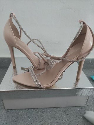 Tacones mujer brillante