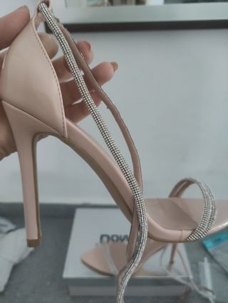 Tacones mujer brillante