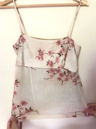 Top floral estilo japonés Trucco