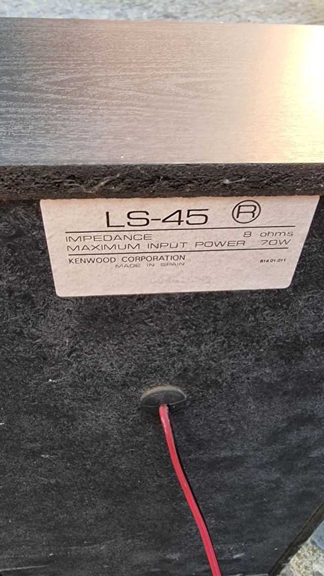 casse kenwood perla nera ls45 LS 45 70 watt 
