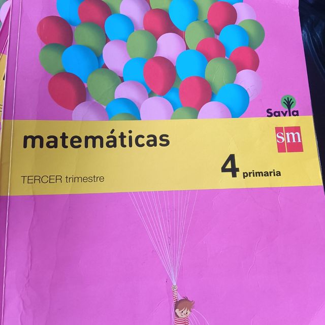 libros matemáticas  4 primaria SM savia