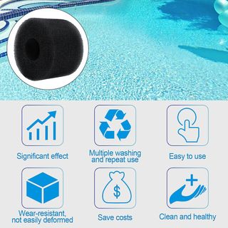 Esponja filtro piscina S1 reutilizable pack6 nuevo