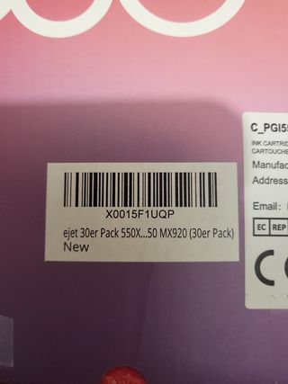 Cartuchos EJET originales y nuevos (18 unid)