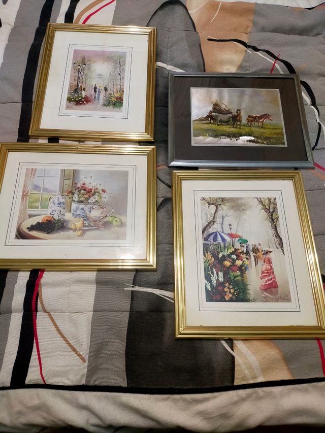 cuadros decorativos  cada uno 5€