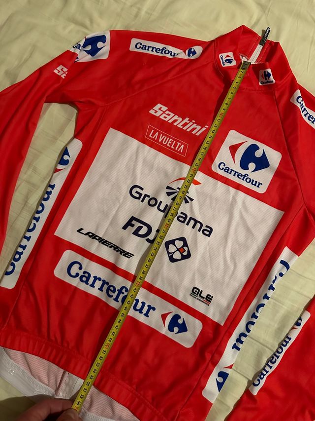 Maillot líder vuelta España 2022 Rudy Molard
