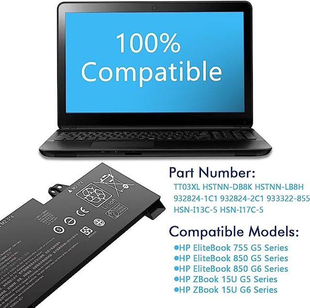 Batteria per portatile per HP EliteBook 850...NUOVA