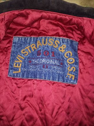 chaqueta tejana levis,talla M