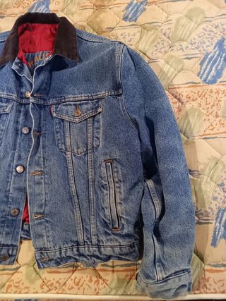 chaqueta tejana levis,talla M