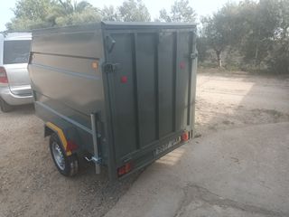 REMOLQUE MOTO CERRADO AERODINÁMICO 1 EJE DE 900K 