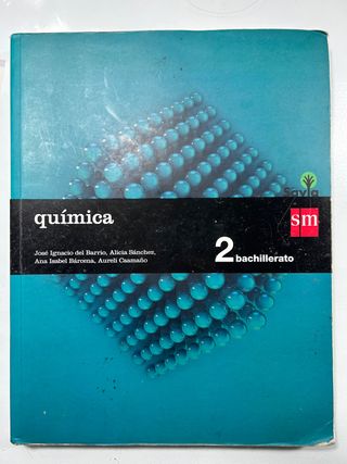 Libro Química Savia Sm Segundo de Bachillerato