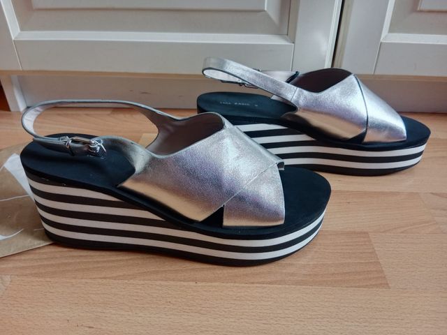 Sandalias plataforma Zara sin estrenar