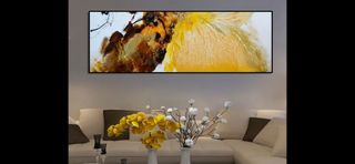 pintura impresa abstracta.