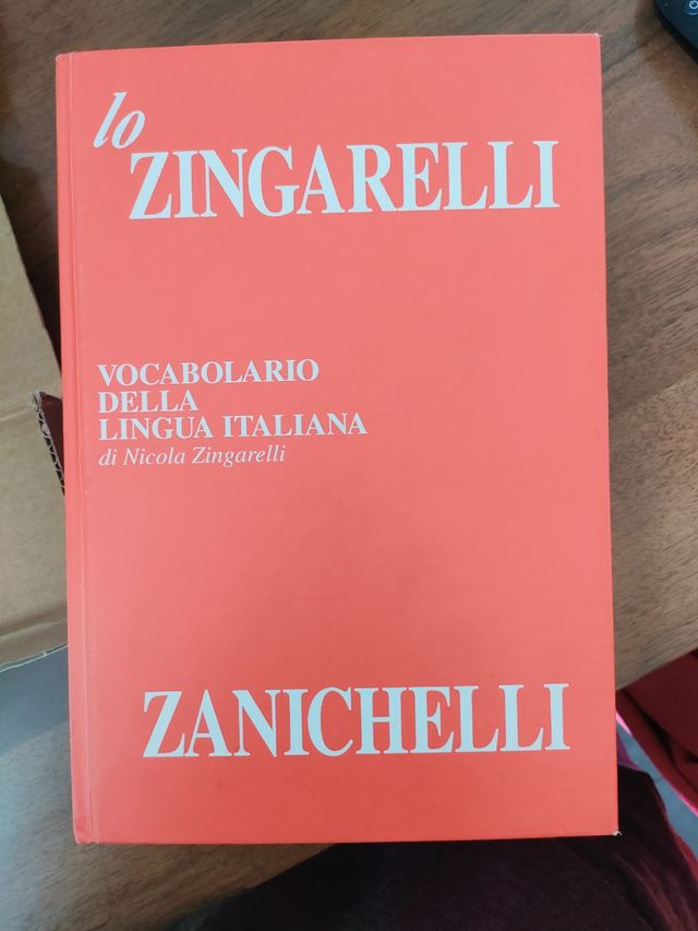 Vocabolario Zingarelli 2002