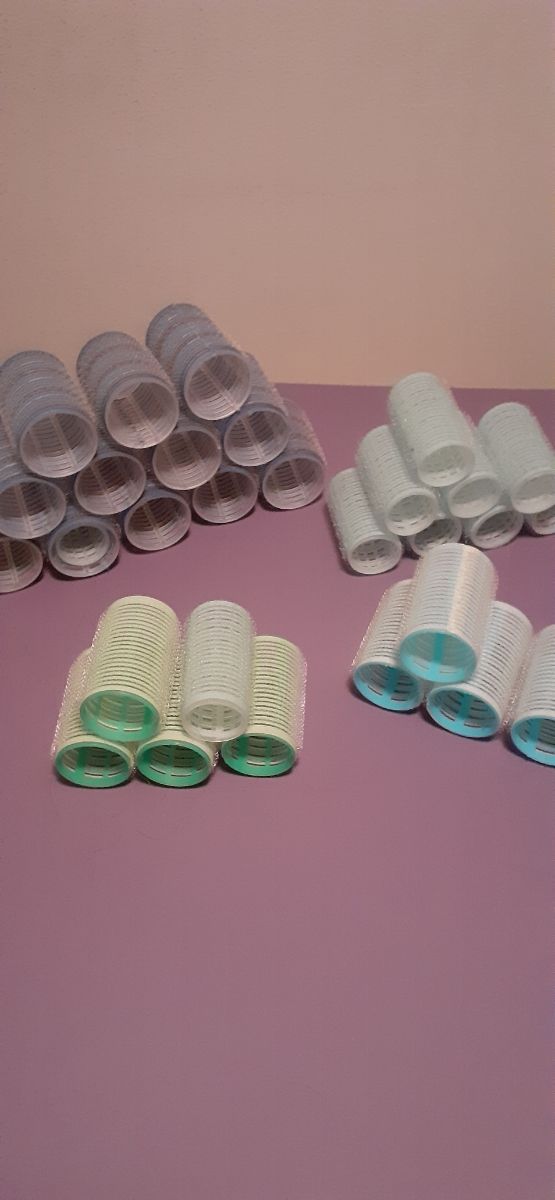 Rulos para el pelo, distintos tamaños