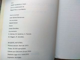 Cruyff futbolistas y yo, Guardiola Mi gente fútbol