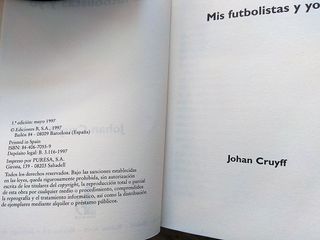 Cruyff futbolistas y yo, Guardiola Mi gente fútbol