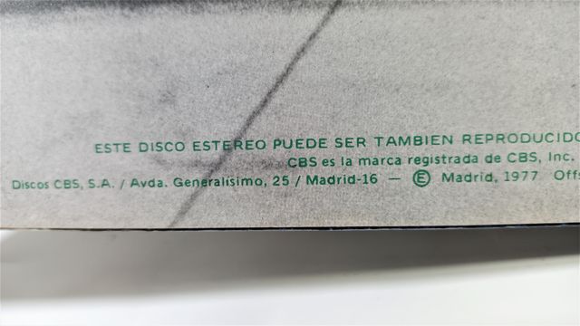 Kiko VENENO. CBS 1977. Primera edición.