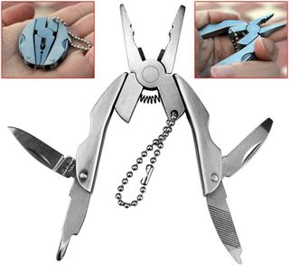 Pinza multifunzione per pesca, caccia, campeggio,