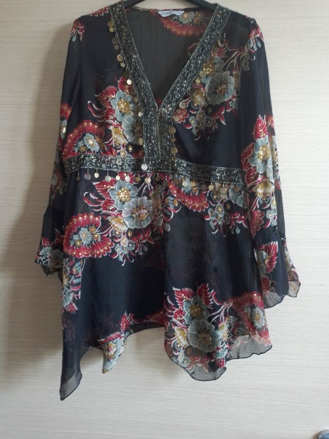 blusa stile orientale