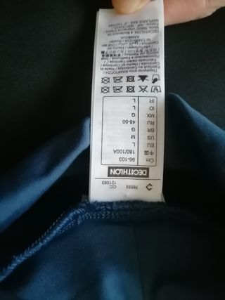 Camiseta neopreno talla L