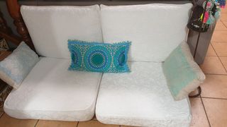 Precio LOTE  Respaldos y asientos terraza, palés