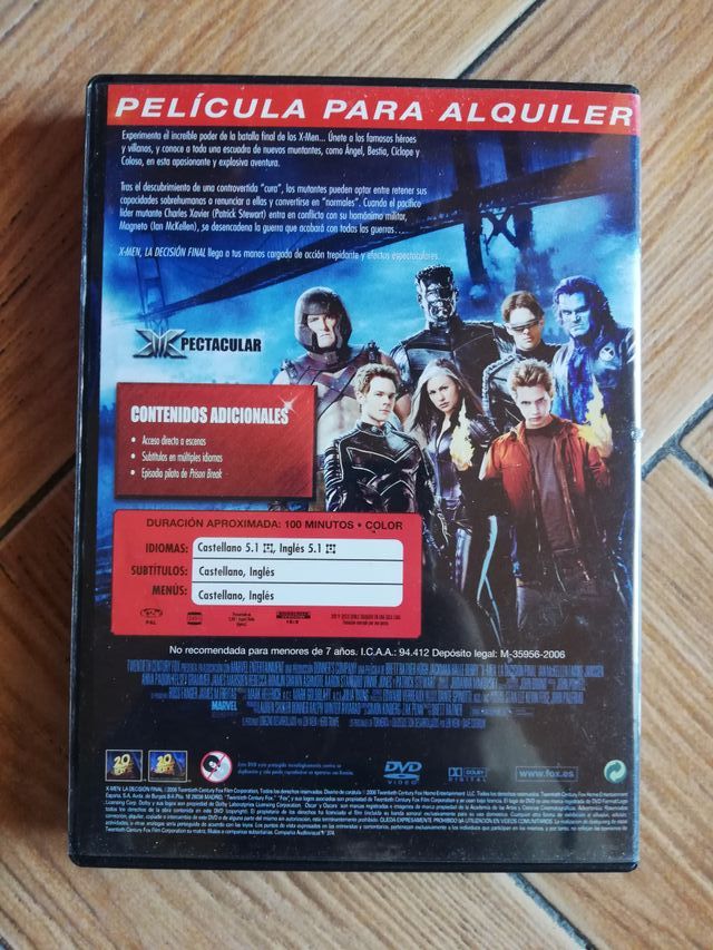 La decisión final DVD