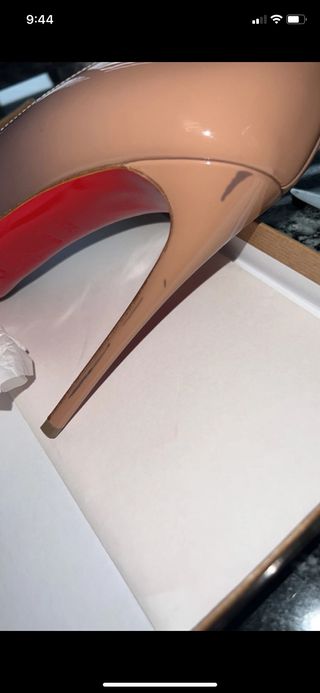 Christian louboutin degrades heels