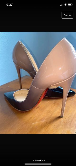 Christian louboutin degrades heels
