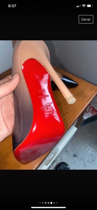 Christian louboutin degrades heels