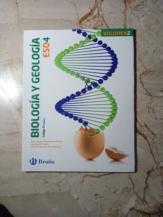 Biología y geología 4eso. Bruño.
