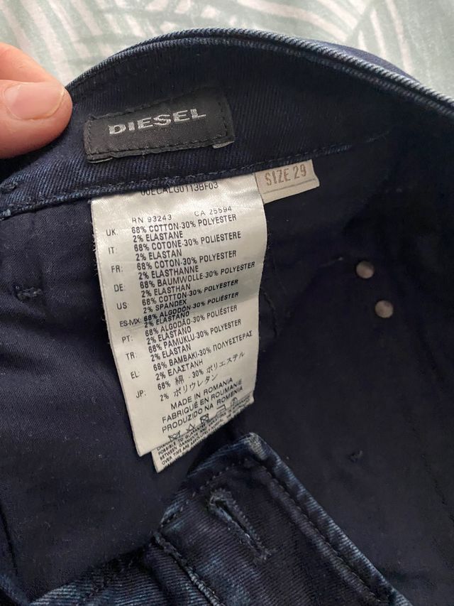 Vaquero diésel hombre talla 29