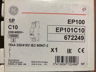 Interruptores magnetotérmicos NUEVOS