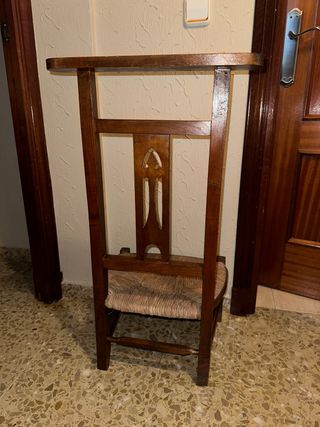 Silla antigua reclinatorio