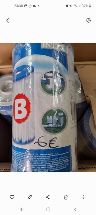 filtro depuradora cartucho