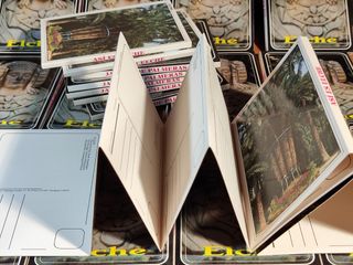 LOTE 25 Libros POSTAL, tipo acordeón y antiguos.