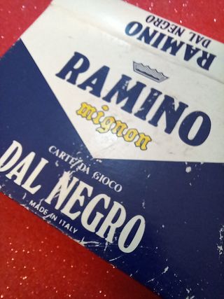 Carte da gioco vintage mignon, da Ramino (o Poker)