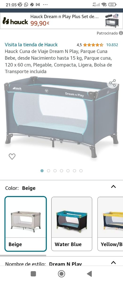 cuna parque movil asalvo baby