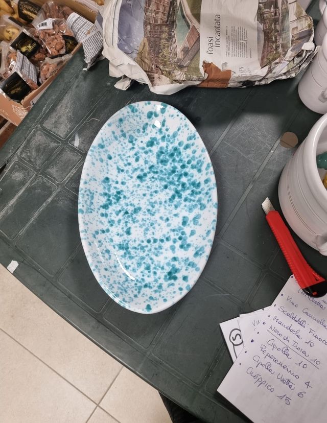 Sperlunga in ceramica artigianale lunghezza 30cm