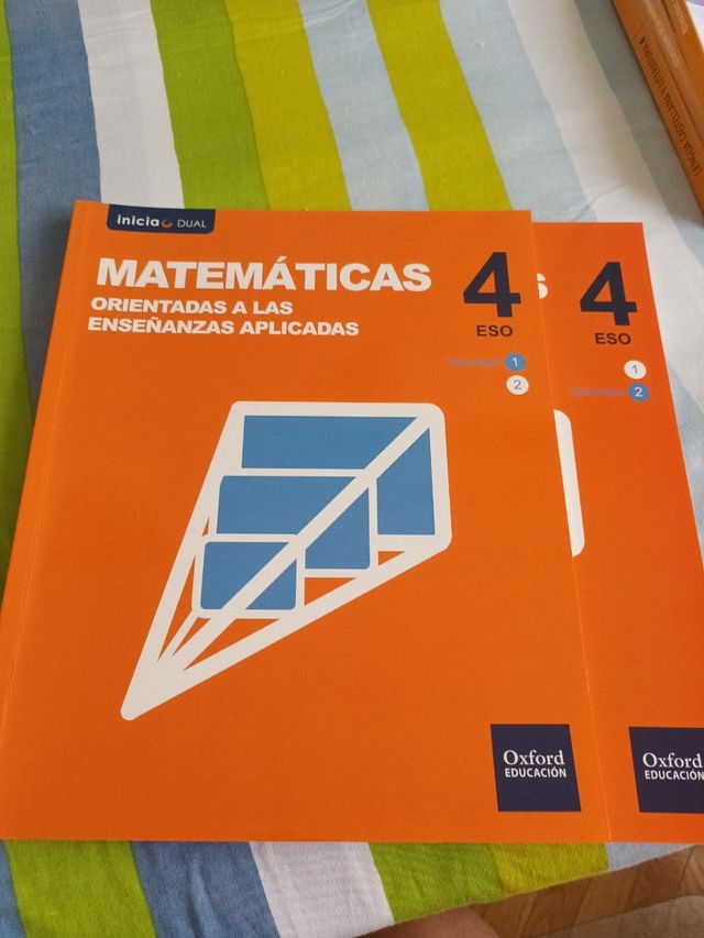 libro matemáticas 4Eso