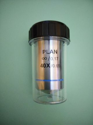 Objetivo Plan Infinito 40X microscopio