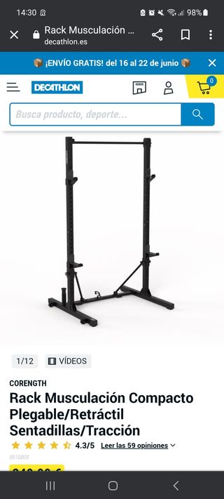 Material entrenamiento CrossFit