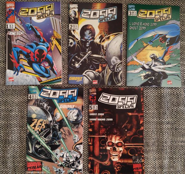 2099 Special 1-2-3-4-5 Ghost Uomo Ragno 2099