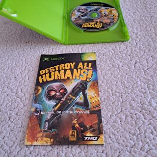 DESTROY ALL HUMANS - XBOX - M. y textos castellano