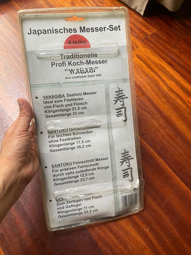 Cuchillo para hacer sushi Set