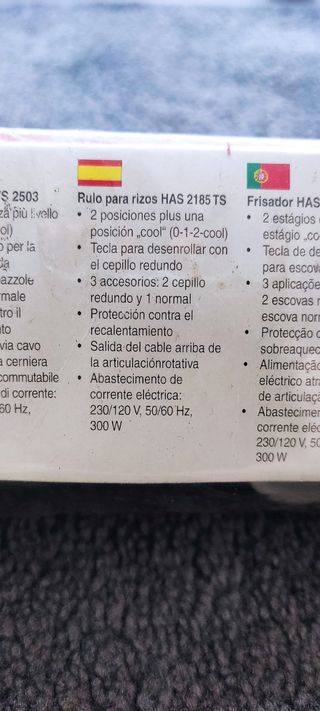 Plancha-secador de pelo Clatronic 