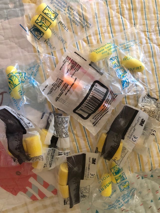 Lote tapones oídos nuevos